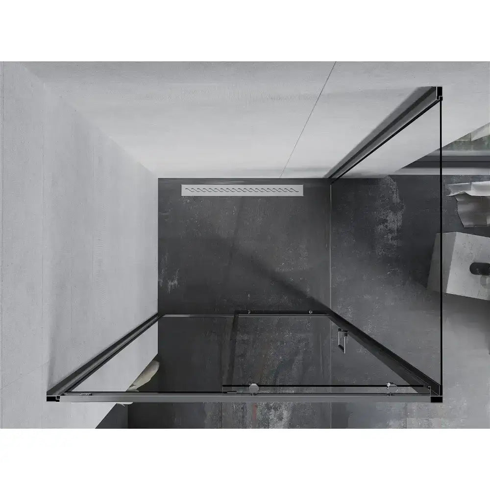 Dusjhjørne med Skyvedør 140x70 Cm Transparent Krom