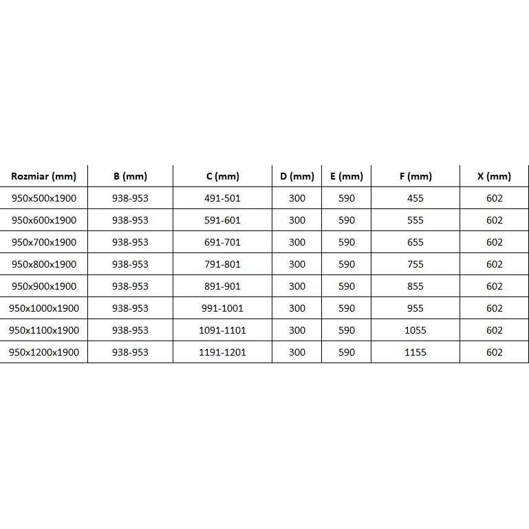 Dusjhjørne med Svingdør 95x90 Cm Krom
