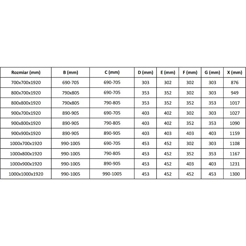 Dusjhjørne Sammenleggbar 100x80 Cm Krom