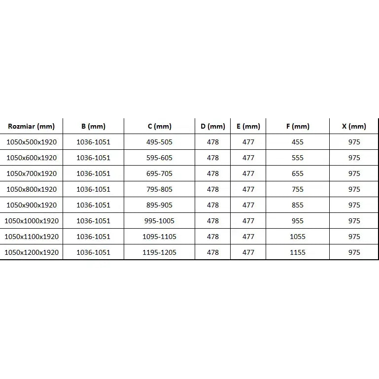 Dusjhjørne Sammenleggbar 105x90 Cm Krom
