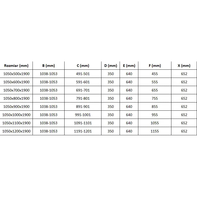Dusjhjørne Svingbar 105x110 Cm Krom