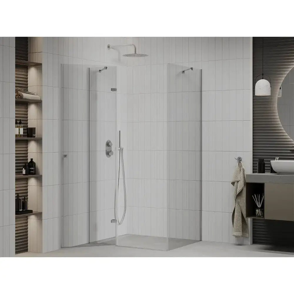 Dusjhjørne Svingbar 120x80 Cm Krom Inngangsbredde (mm): 702