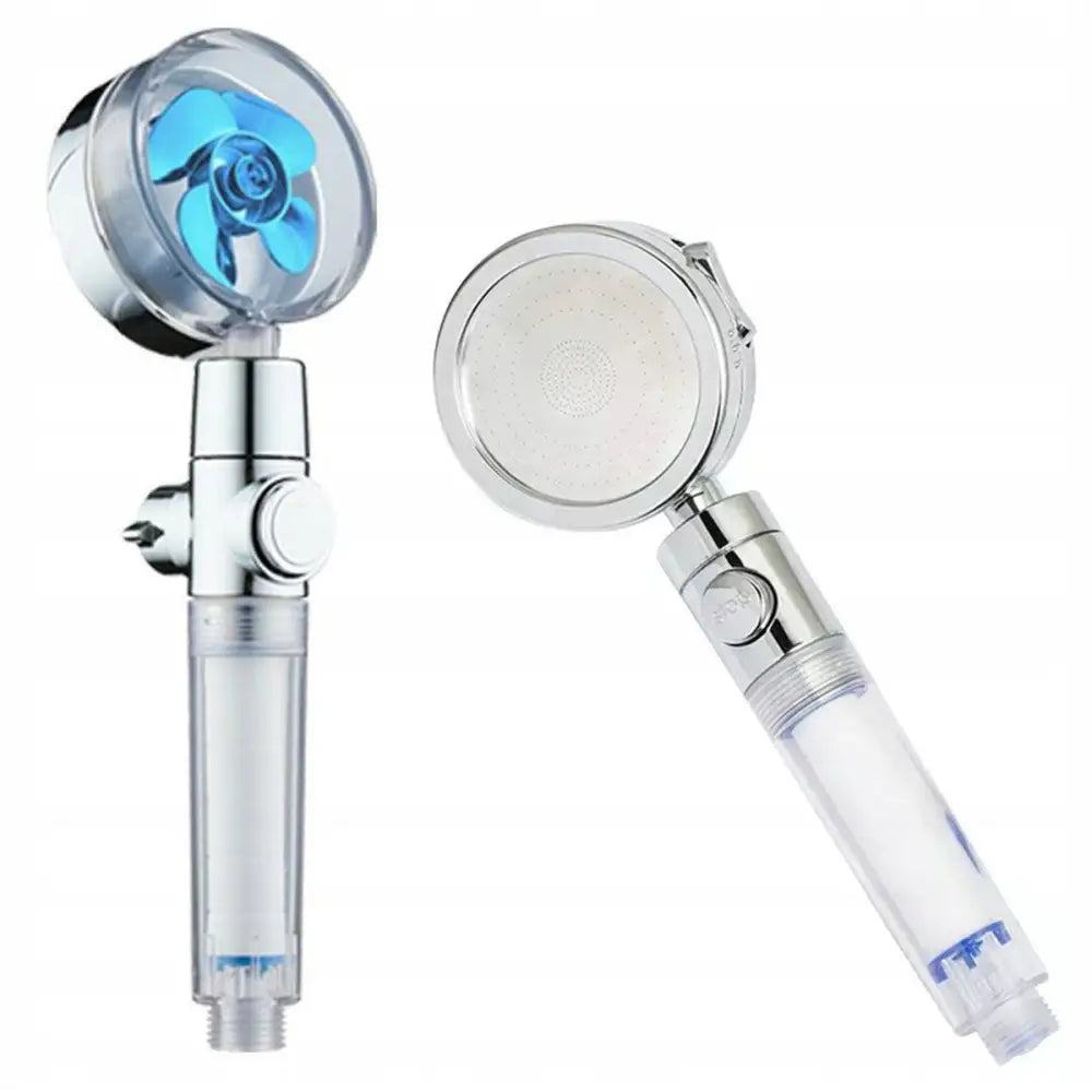 Dusjhode Blå Turbin Krom Farge