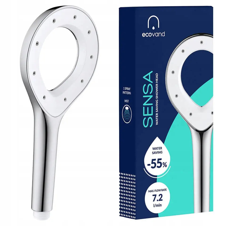 Dusjhode med Tåkefunksjon Ecovand Sensa Spar -55% Vann 72 L/min