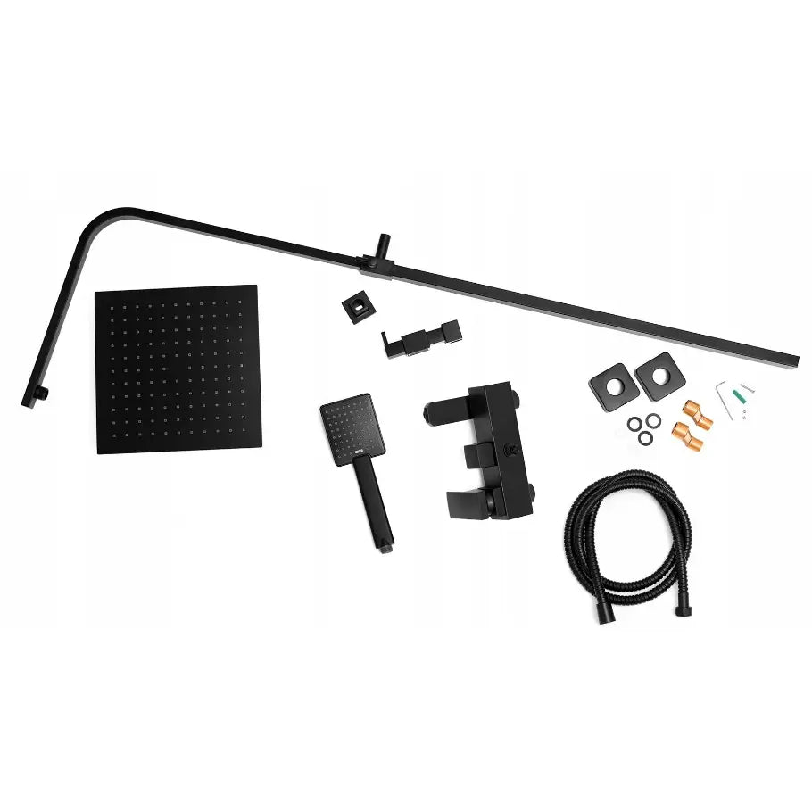 Dusjsett for Veggmontering Yoka Home Cube Svart Bpcube25blk