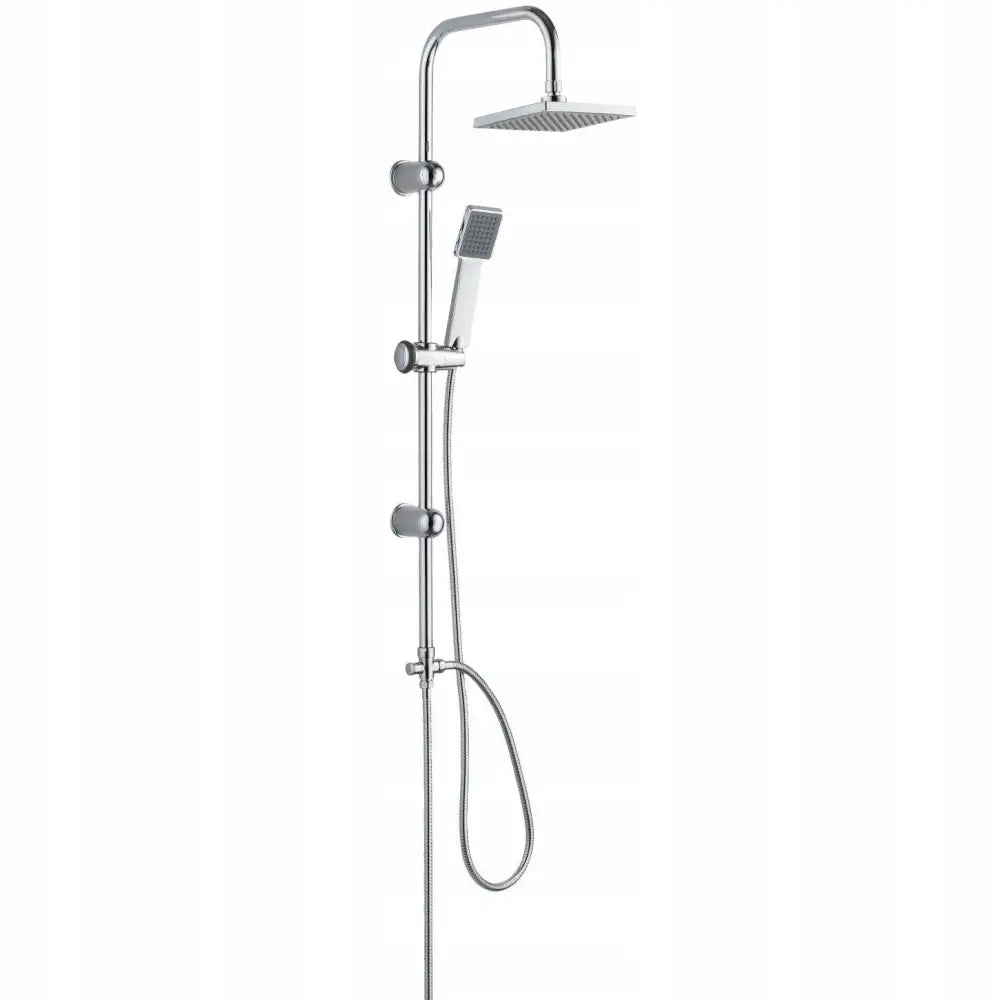 Dusjsett med Regndusj og Hånddusj i Krom