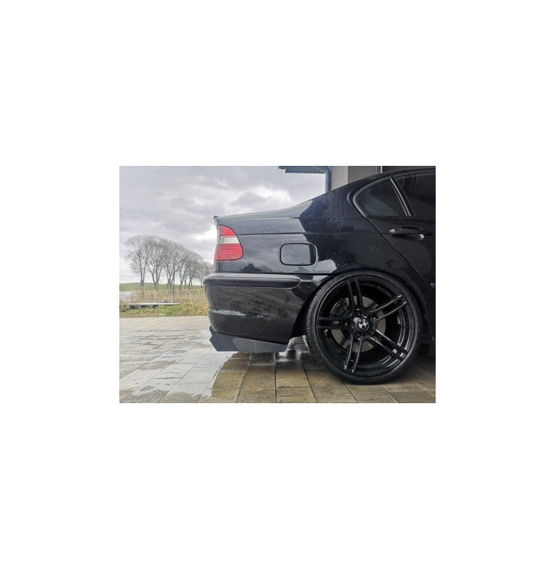 Diffusor til BMW E46 M-pakke støtfanger i 3 mm aluminium