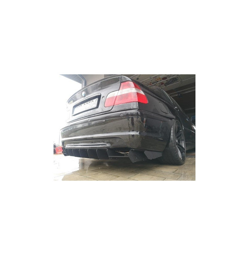 BMW E46 M-pakke diffusor alternativ monteringsmetode visning