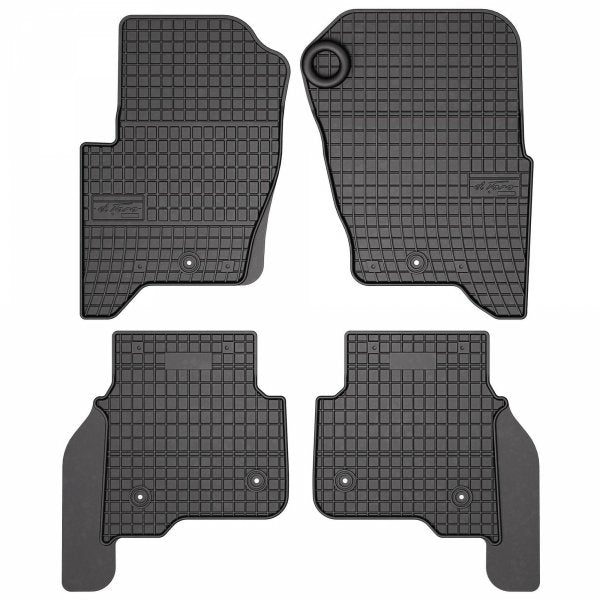Frogum gummimatter til Land Rover Discovery 4 (L319) 2009–2016 – svart, 4-delers sett med sidekant