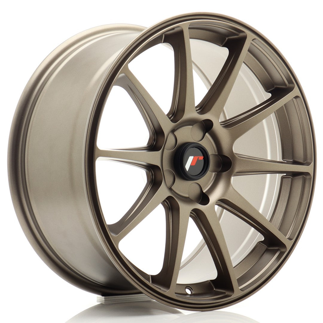 Felg JR Wheels JR11 18x8,5" Bronze – sett forfra