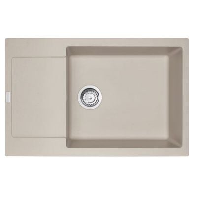 Franke Maris MRG 611-78 XL kjøkkenvask i brun Fragranite granittkompositt med vendbar avrenning, 780x500 mm