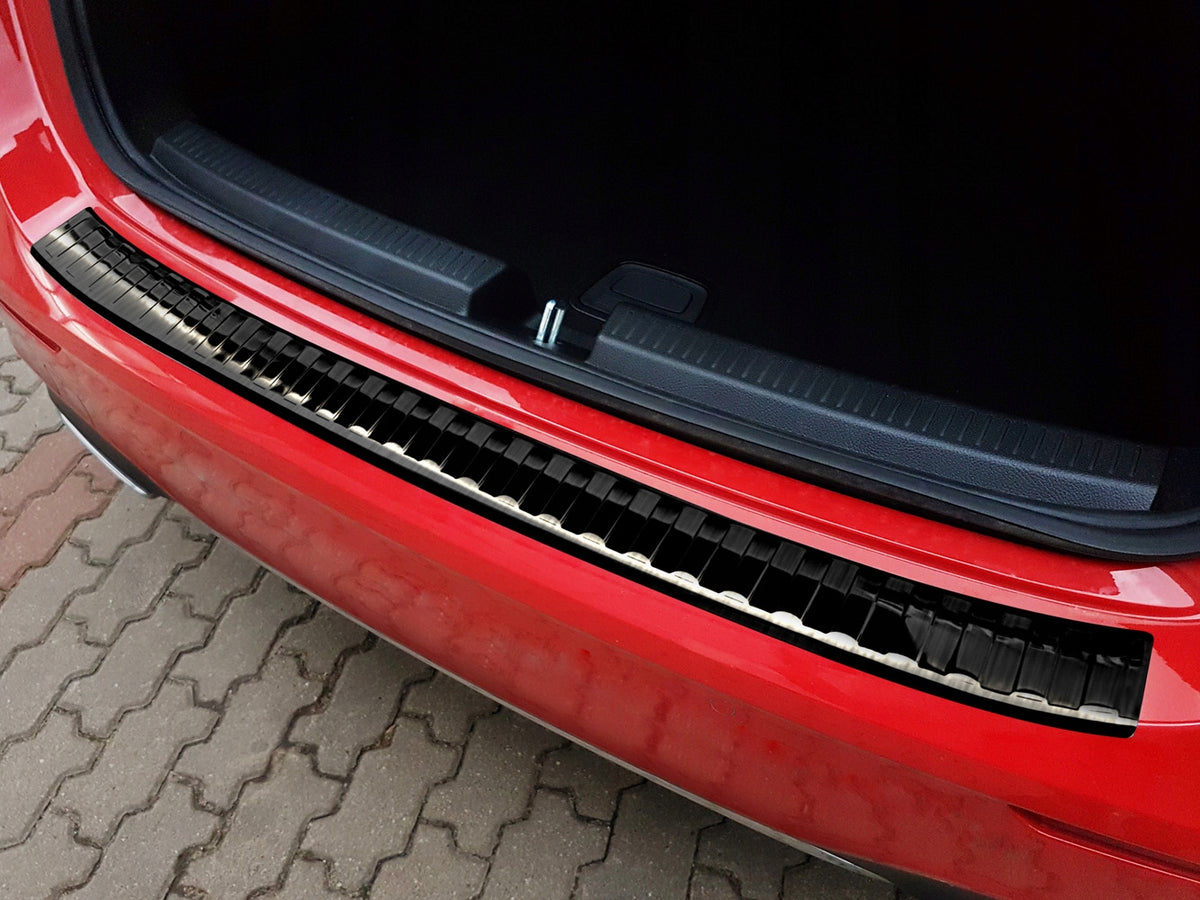 Avisa bakfangerbeskytter til Mercedes A IV W177 – rustfritt stål svart børstet