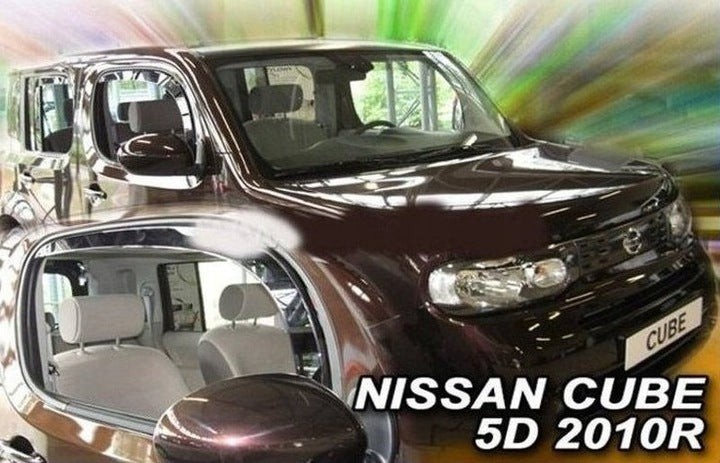 Heko vindavviser til Nissan CUBE 5-dørs 2010→ sett 4 stk. – PMMA Plexi