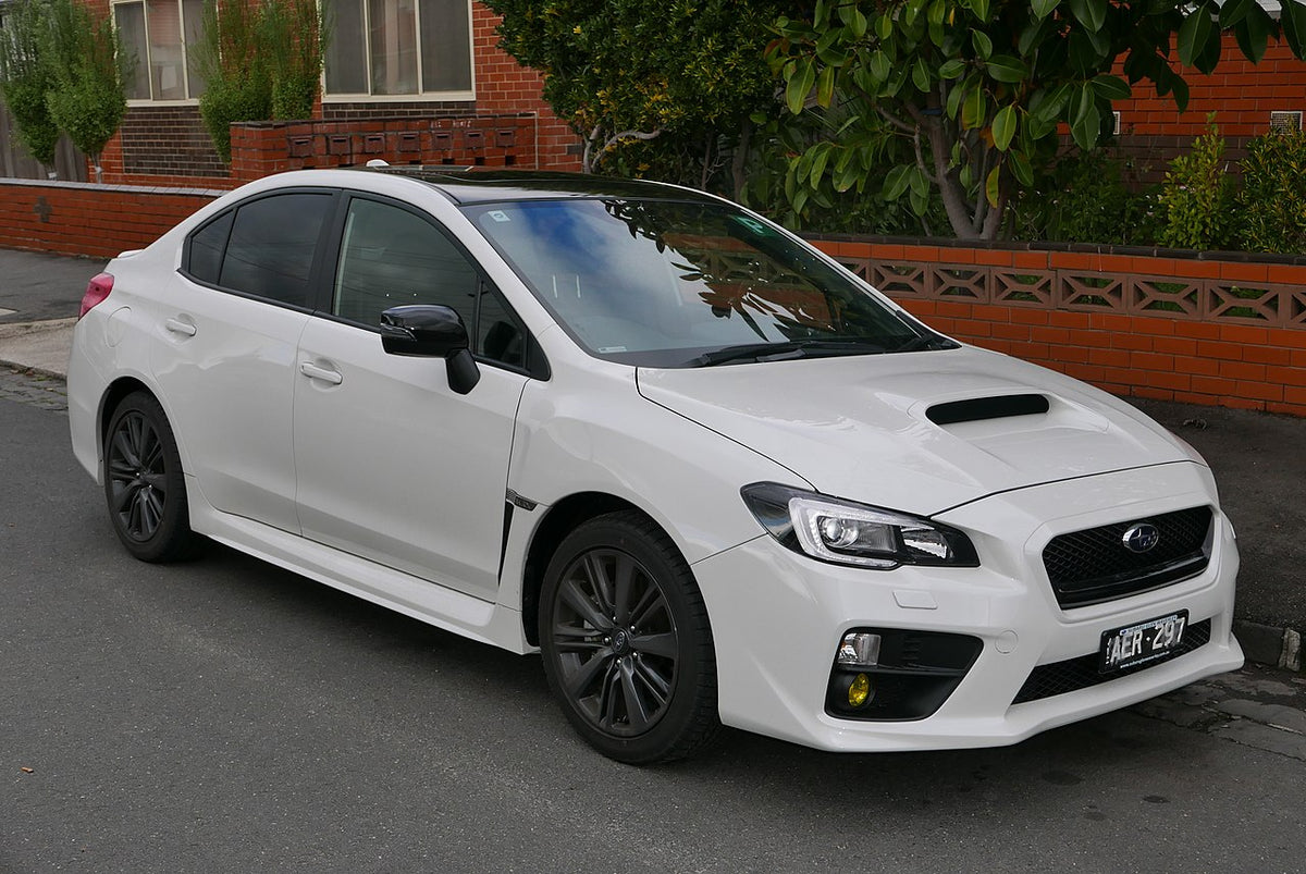 Heko vindavviser til Subaru WRX – sotet svart