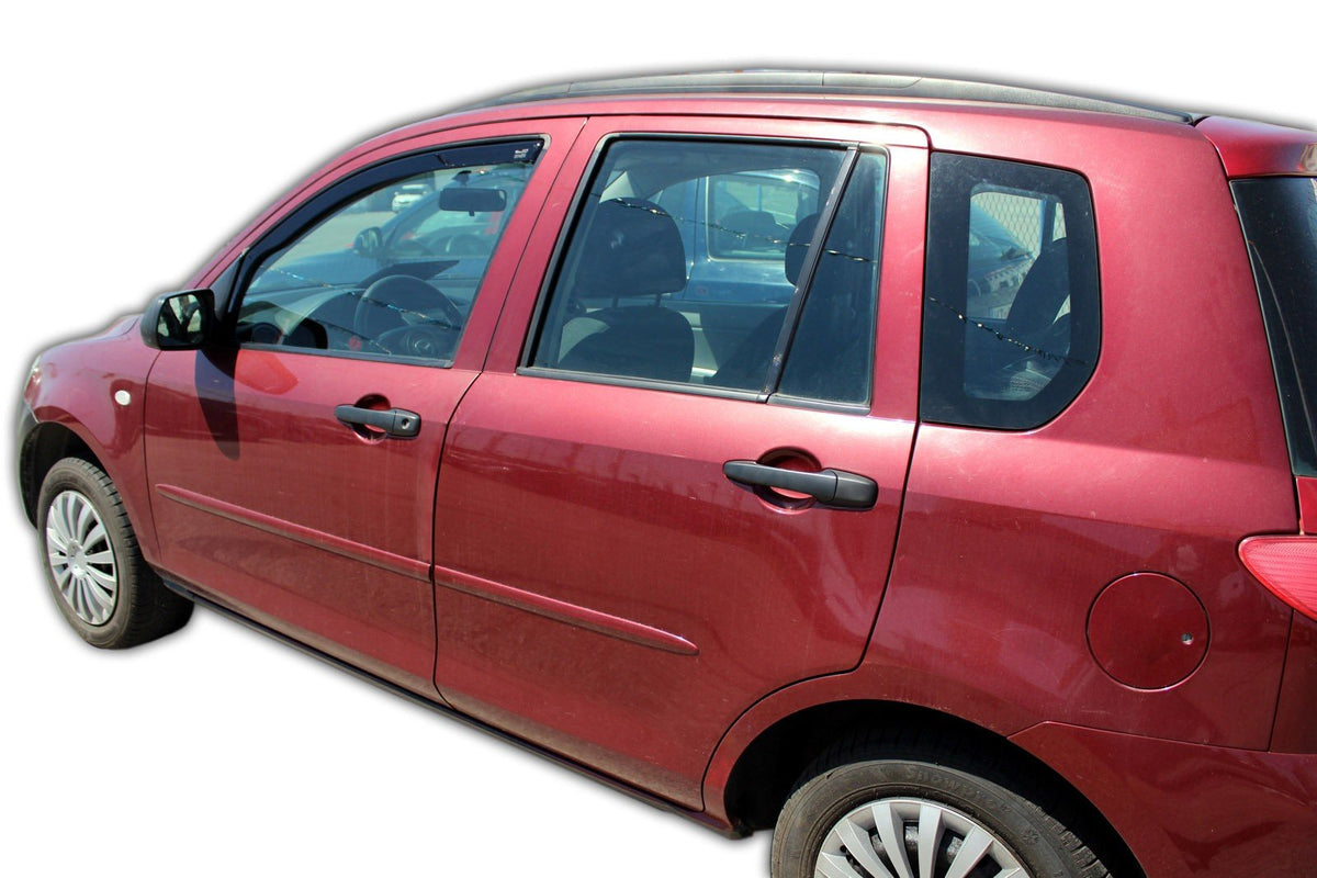 Vindavviser Mazda 2 (2002-2007) – PMMA Plexi - detaljer