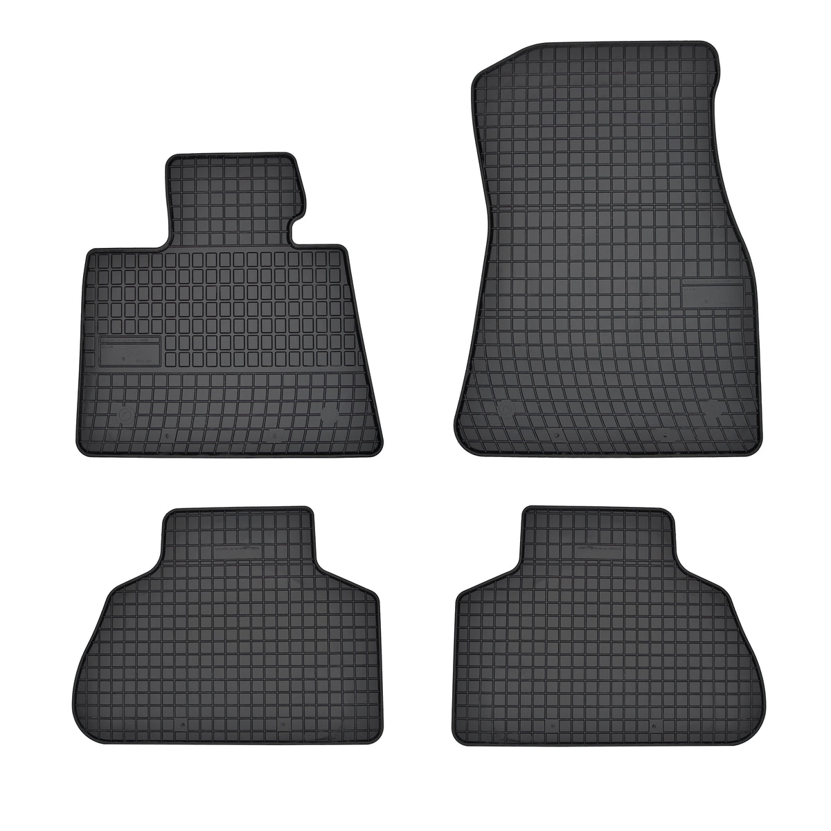 Frogum gummimatter til BMW X5 (G05) 2018– – svart, 4-delers sett med 1 cm sidekant