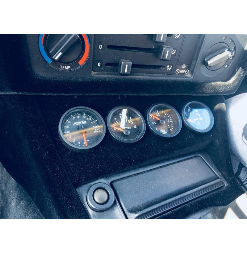 Dashbord instrumentpanel BMW E30 med plass til VDO tilleggsmålere