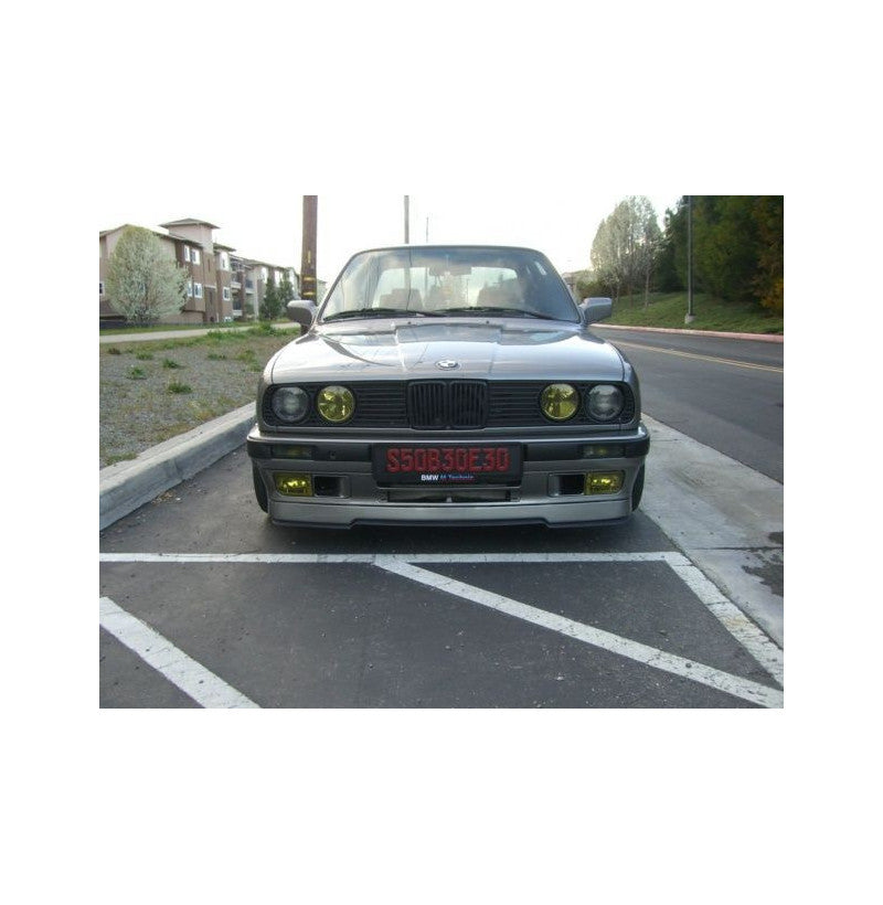 3 mm aluminium frontsplitter for BMW E30 IS Lippe – produktbilde før montering
