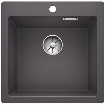 Blanco Pleon 5 kjøkkenvask i grå granittkompositt Silgranit PuraDur, 515x510 mm, 1 kum