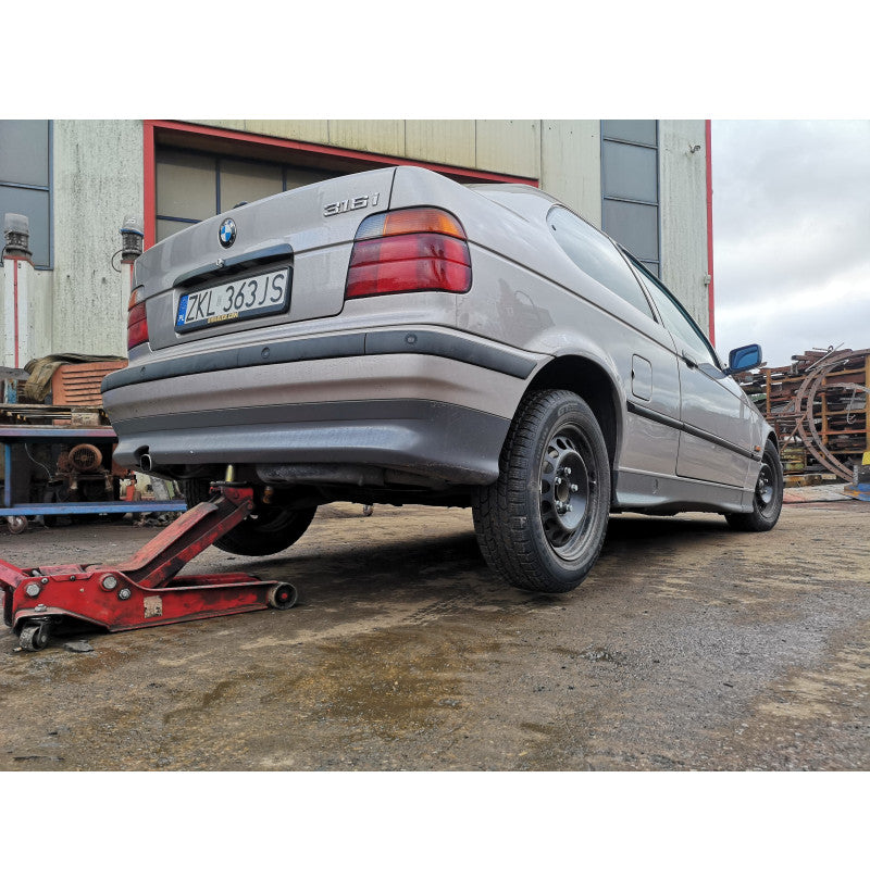 Jekk-punkt sett for BMW E36 Compact driftbil – todelt design for diskret montering på vei