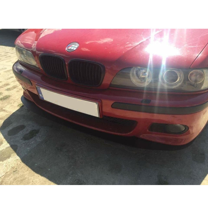 Swagier 3mm aluminium front splitter for BMW 5-serie E39 M-pakke før montering