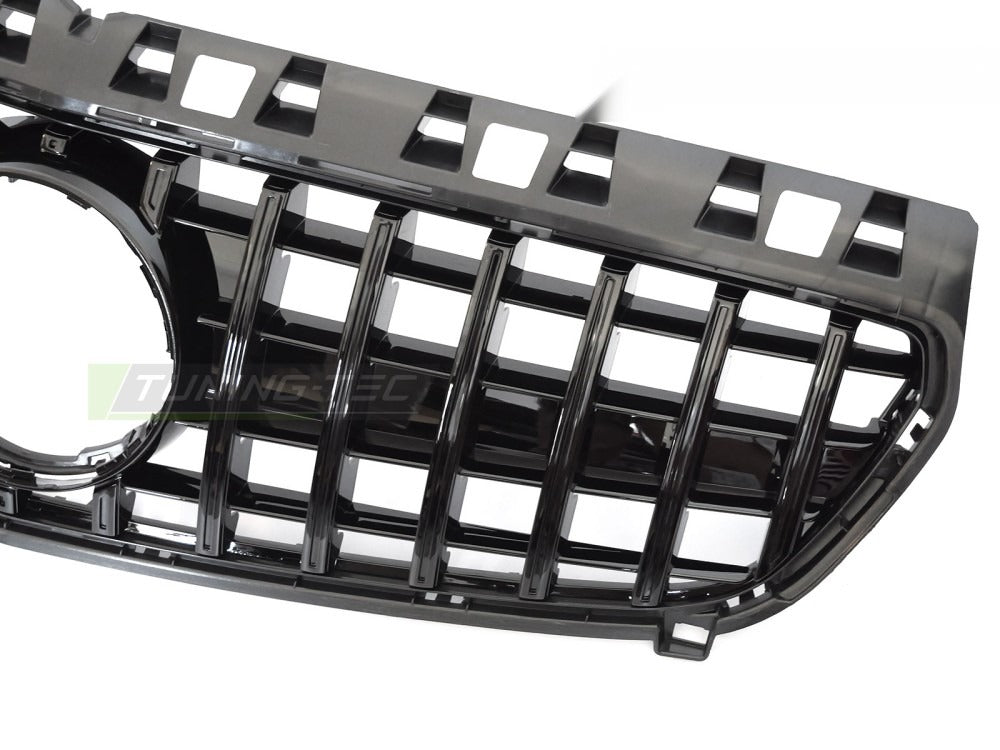 Grill Mercedes A-Klasse W176 12-15 sett fra siden, struktur synlig.