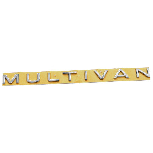 Emblem/logo til Vw Multivan Chrome i krom ABS-materiale for bakluke, original Volkswagen-del