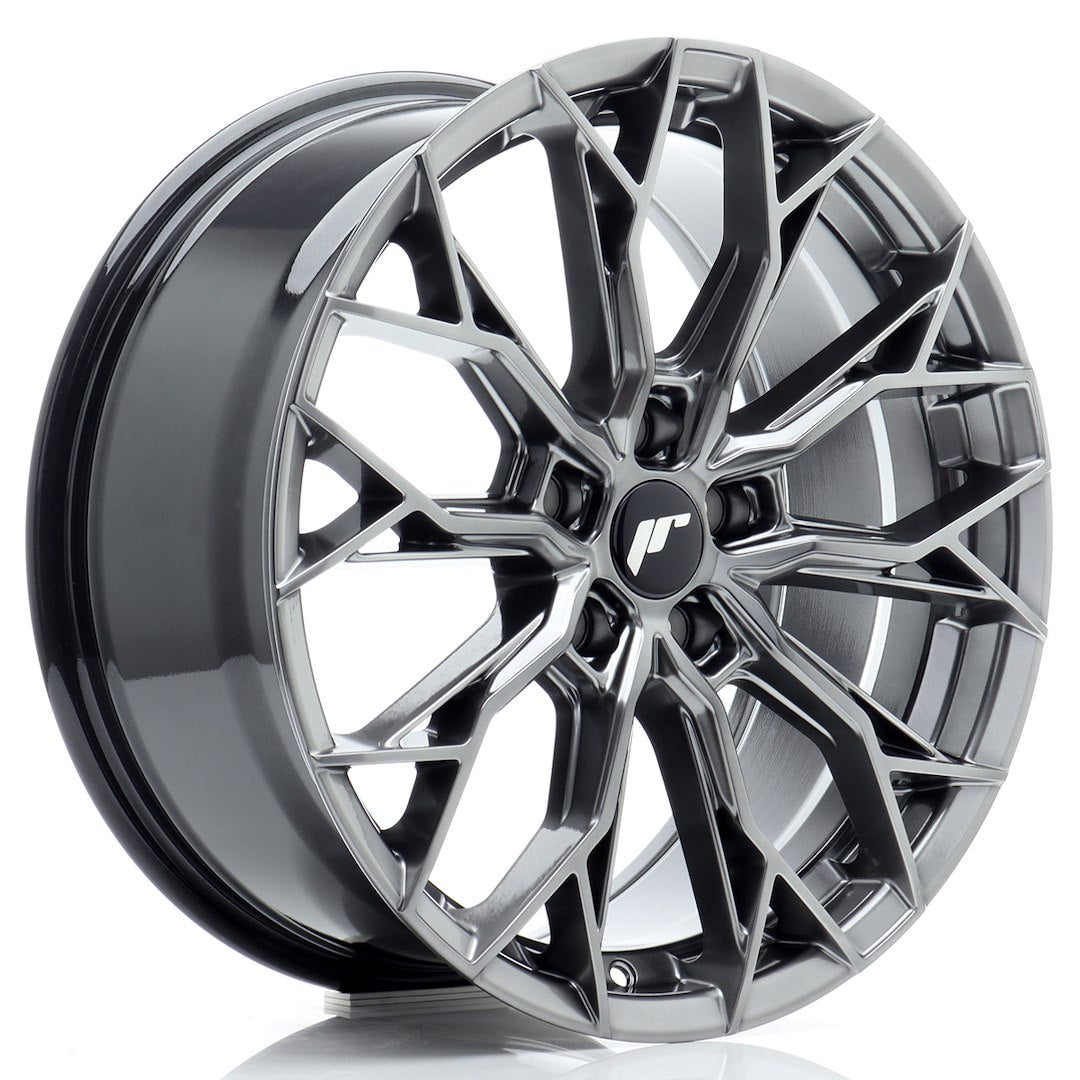 Felg JR Wheels JR49 18x8" Hyper Black – sett forfra