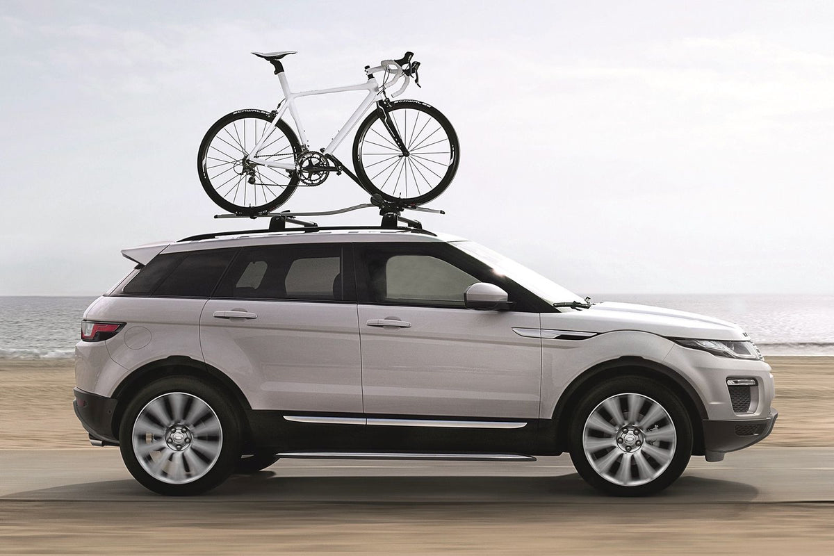 Takrails Ventshield til Land Rover Range Rover Evoque I 2011-2018 i krom matt aluminium og ABS