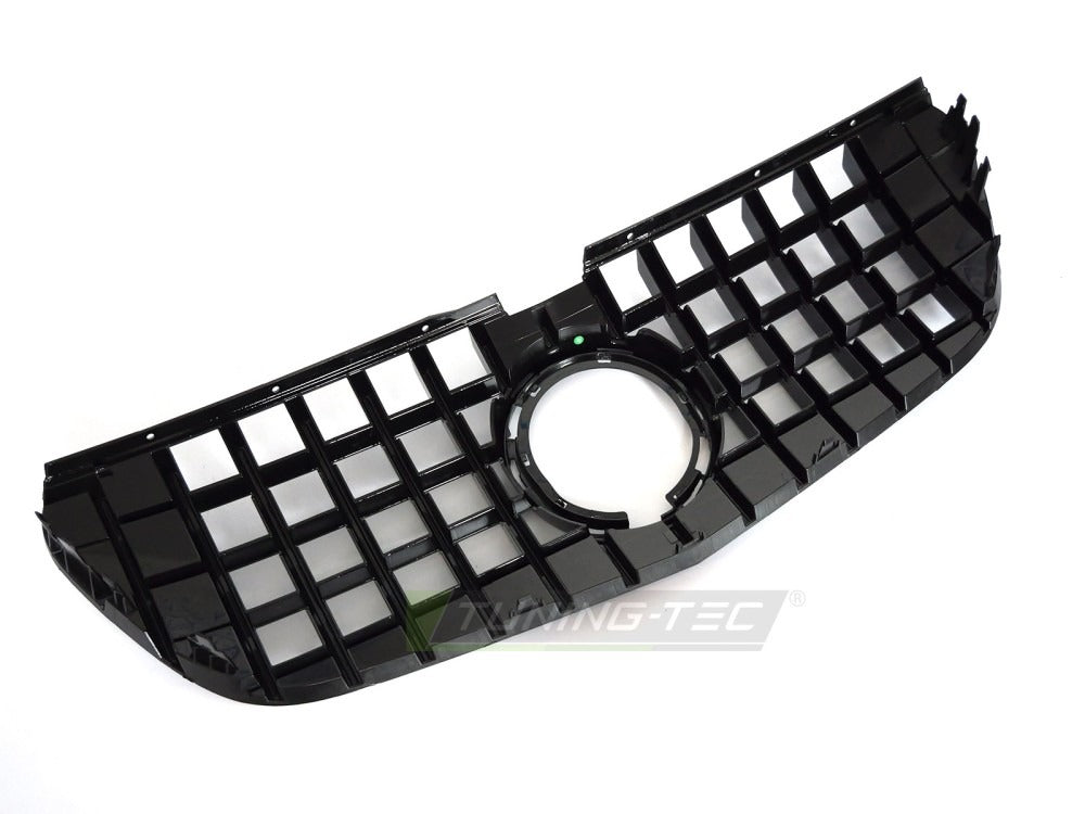 Grill Mercedes Vito W447 19-23 blank sort med festedetaljer.