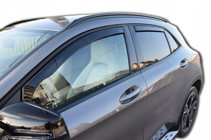 Heko vindavviser til Mercedes GLA (X156) / sett 4 stk. – sort transparent