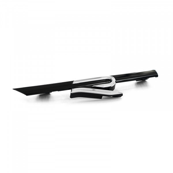 Emblem/logo til Vw Golf 8 (5H) Glossy Chrome / Black Glossy for front grill i ABS-materiale