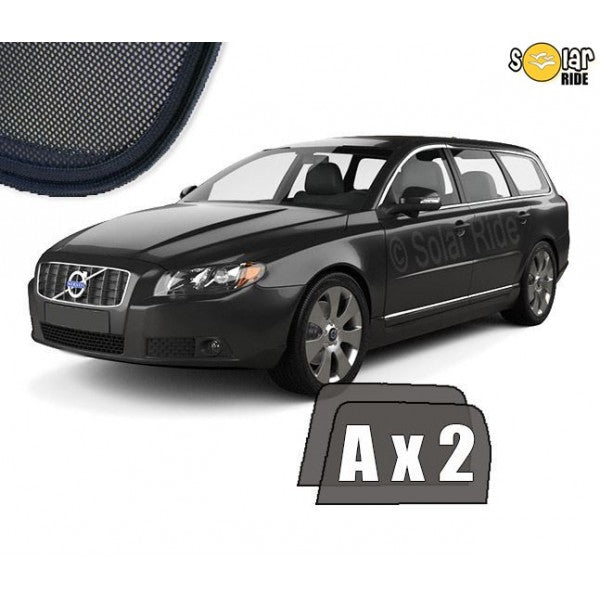 Sr solskjerm i akryl til Volvo V70 / XC70 II III, vindavviser med enkel montering og regnbeskyttelse