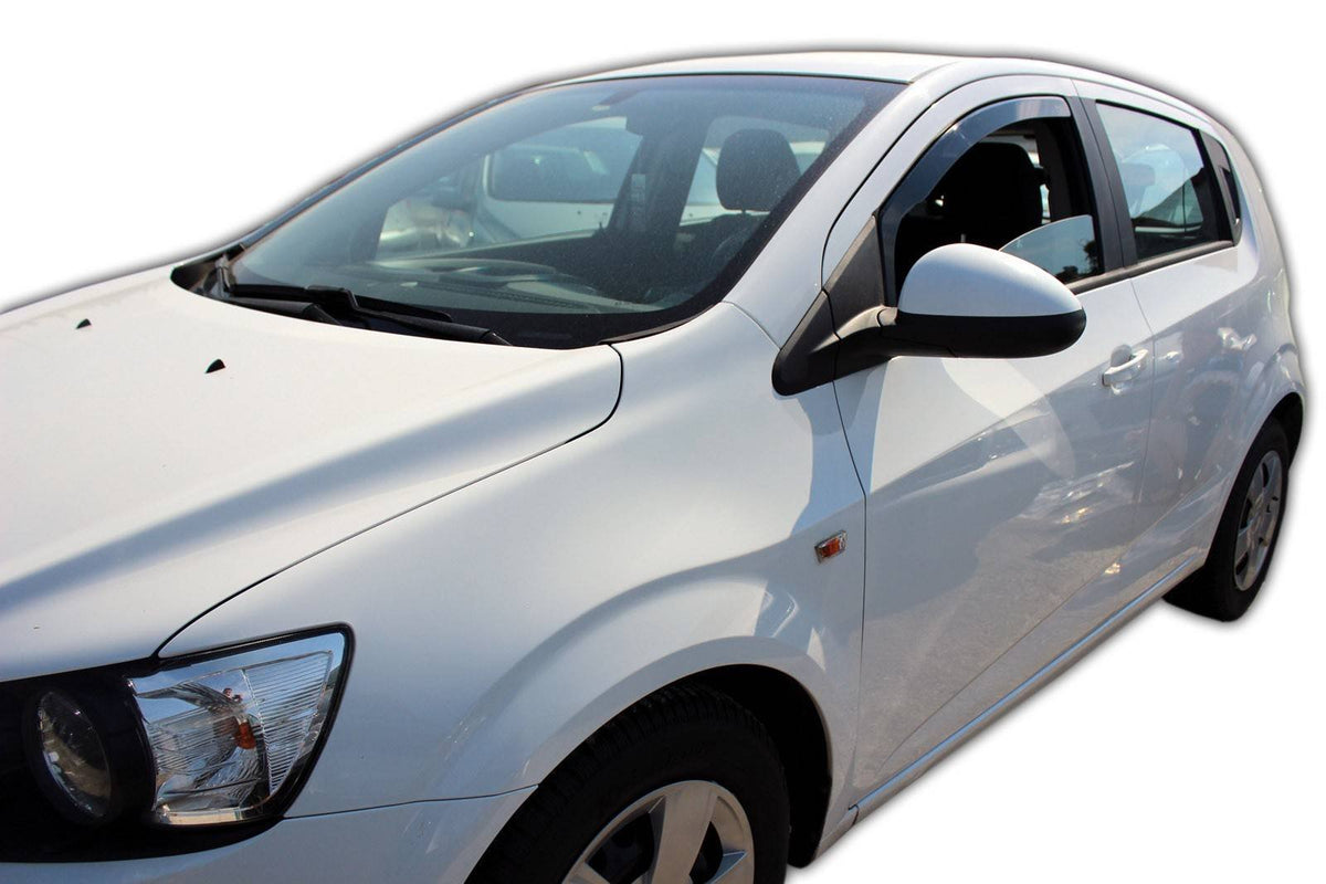 Heko vindavviser til Chevrolet AVEO 4/5-dørs 2011→ sett 2 stk. – PMMA Plexi