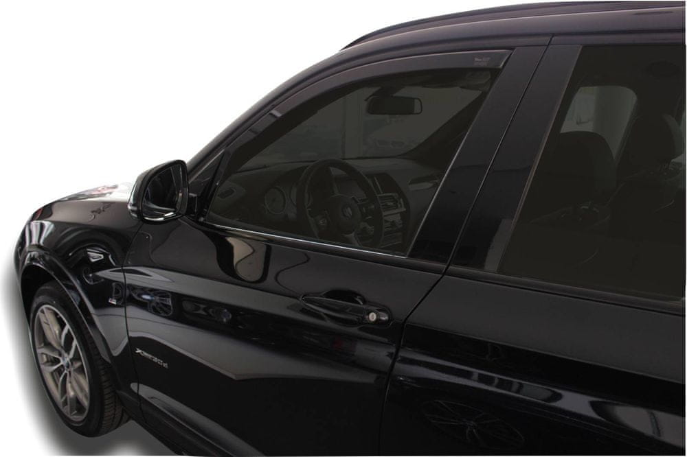 Heko vindavviser til Bmw X3 (F25) – sort og transparent finish