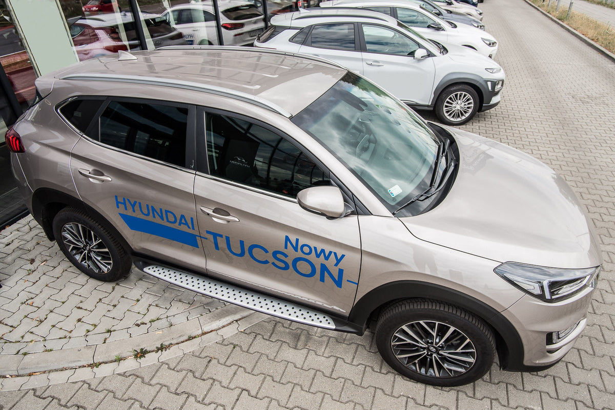 Stigtrinn Hyundai Tucson Ventshield (2015-2020) - sett bakfra