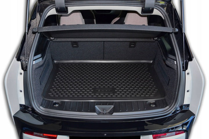 Bagasjeromsmatte Bmw i3 (2013-2022) – Luktfrie TPE gummi - detaljer