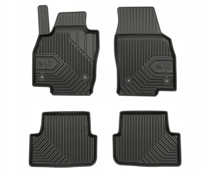 Frogum 3D Premium gulvmatter til Seat Ibiza V (2017-) – svart TPE med 40 mm sidekant, sett med 4 stk.
