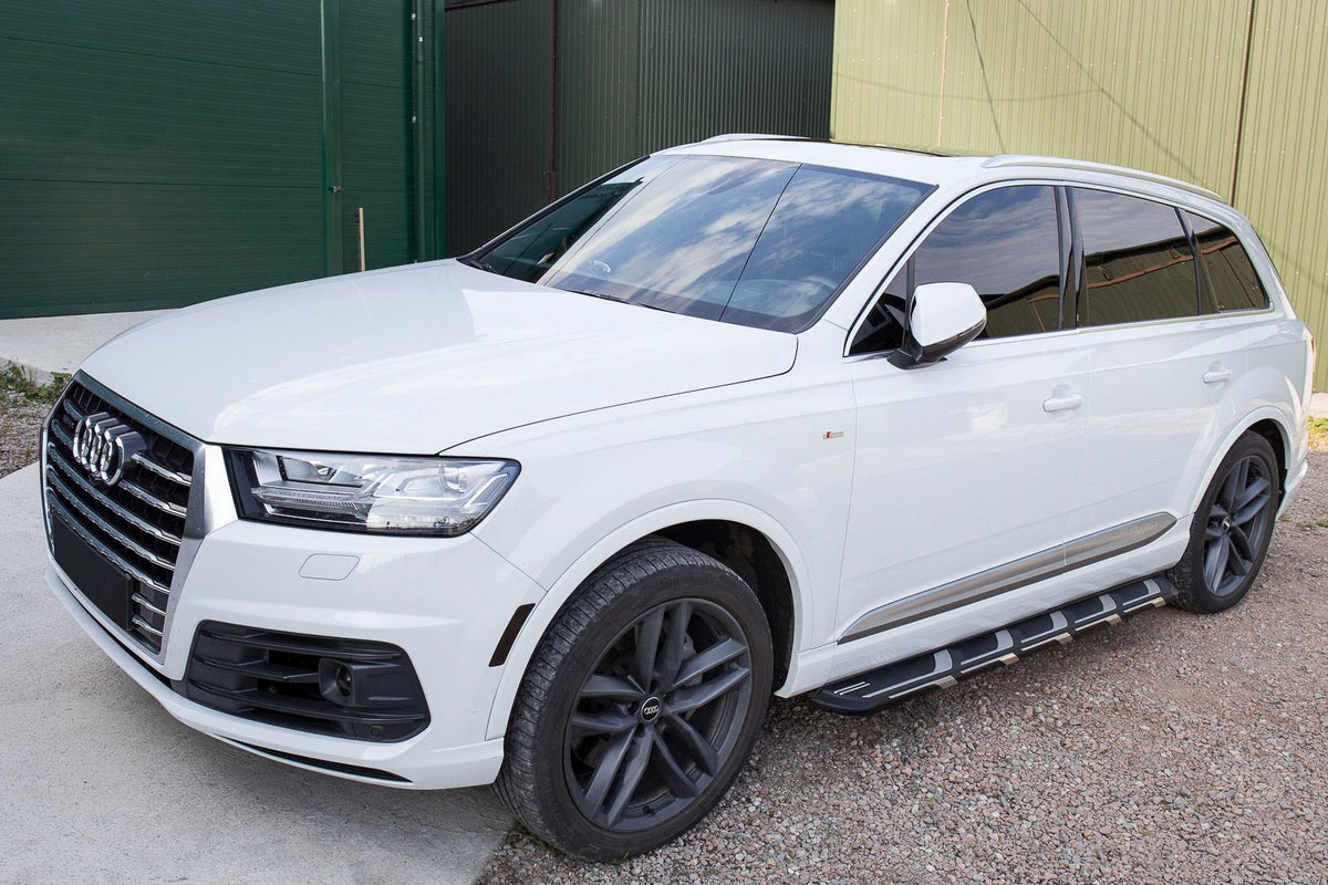 Stigtrinn Audi Q7 4M Ventshield (2015-) - sett forfra