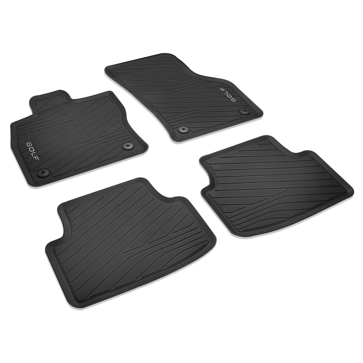 VAG OEM gulvmatter til Vw Golf VIII Variant – hevet kant for beskyttelse