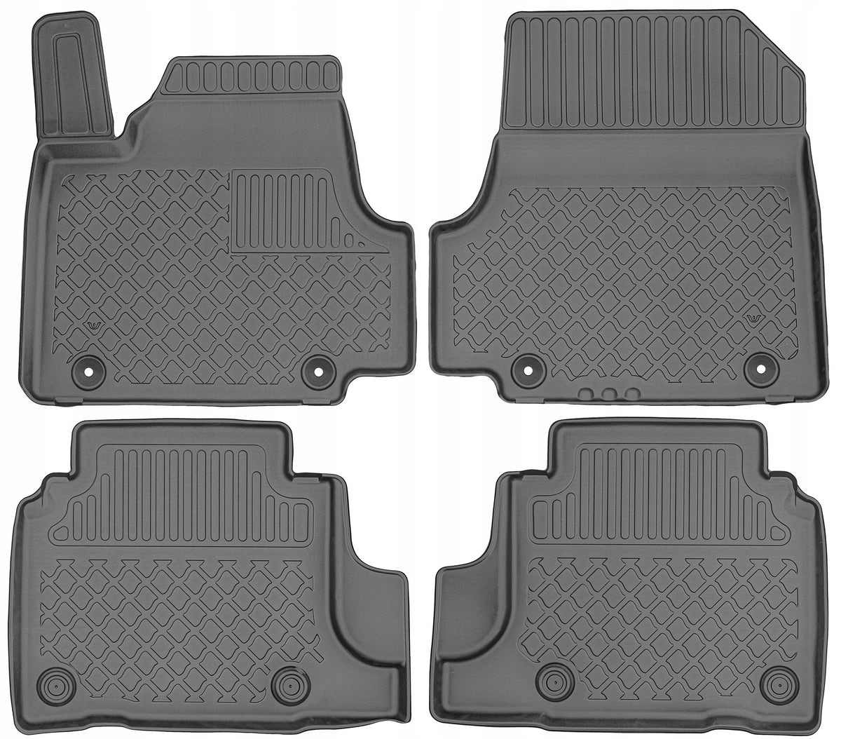 Aristar TPE gulvmatter montert i Hyundai Ioniq 5 – skreddersydd passform