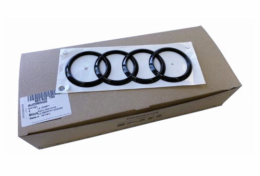 Emblem Audi A4 B8 / RS5 ringer - Avant Sport Glossy Black Edition - sett bakfra