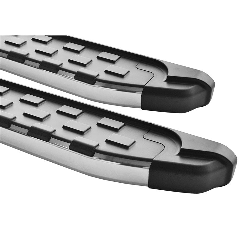 Stigtrinn ARP til Vw Caddy 2015-2020 i svart-krom aluminium og ABS