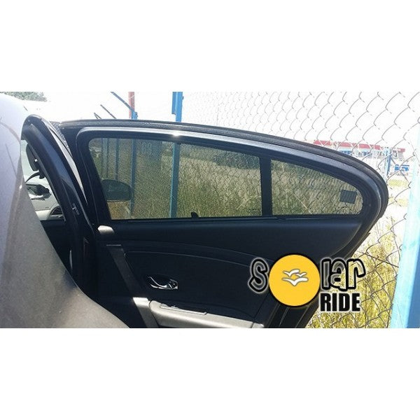Solskjerm Renault FLUENCE SEDAN (2009-2016) (2 stk) - sett bakfra