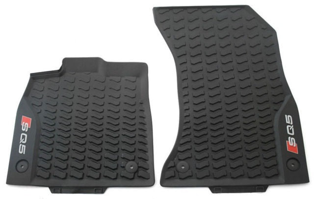 VAG OEM gulvmatter til Audi Q5 FY – Titanium Black med SQ5 Logo