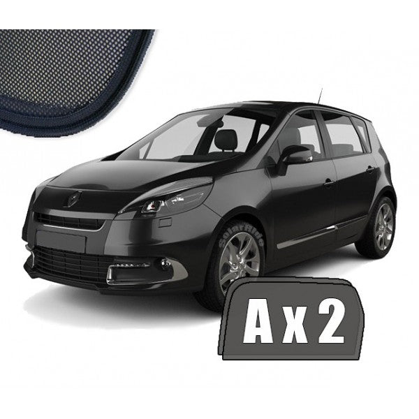 Sr solskjerm i akryl til Renault Scenic III (2009-2013) med røykfarget finish og enkel montering