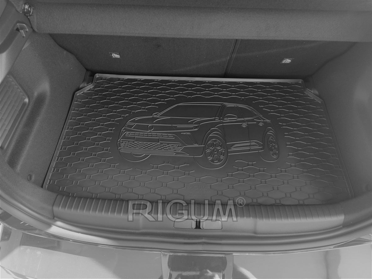Rigum bagasjeromsmatte til Opel Mokka / Mokka-e – myk gummi med sidekanter