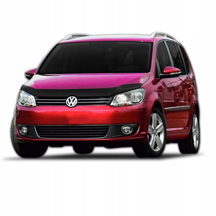 Scoutt panserbeskytter i akryl til Vw Touran / Caddy III 2010-2015 med facelift, svart blank steinsprutbeskytter