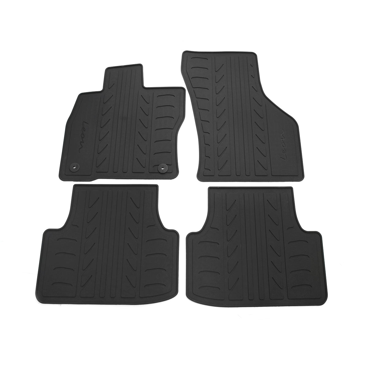 Gulvmatter Seat Leon IV (2020-) – HDTE - High-density Termoplast-elastomer | VAG OEM - detaljer