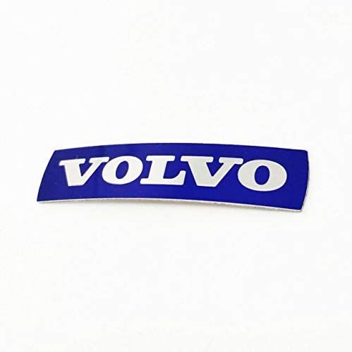 Emblem/logo til Volvo ratt i blå og krom for enkel montering